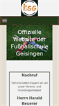 Mobile Screenshot of fs-geisingen.de
